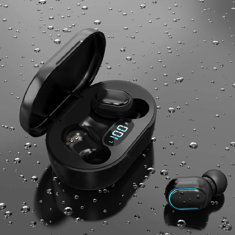 E7S Tws Pro Handsfree Bluetooth Earbuds Earphones Noise Canceling Headphone Aptx in Ear Headphones Sport Fones Headph | Электроника