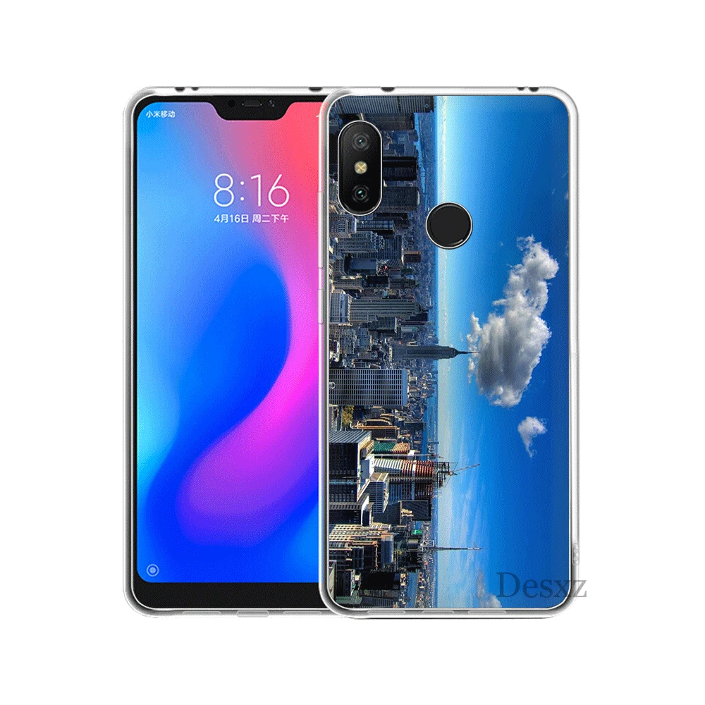 Чехол для мобильного телефона Xiaomi Redmi Note 6 7 Pro 5A 4 4X3 5 Жесткий NYC Нью-Йорк городской