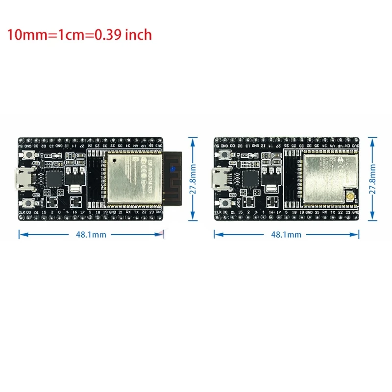 

4pcs ESP32-DevKitC core Board ESP32 Development Board ESP32-WROOM-32D A6HE