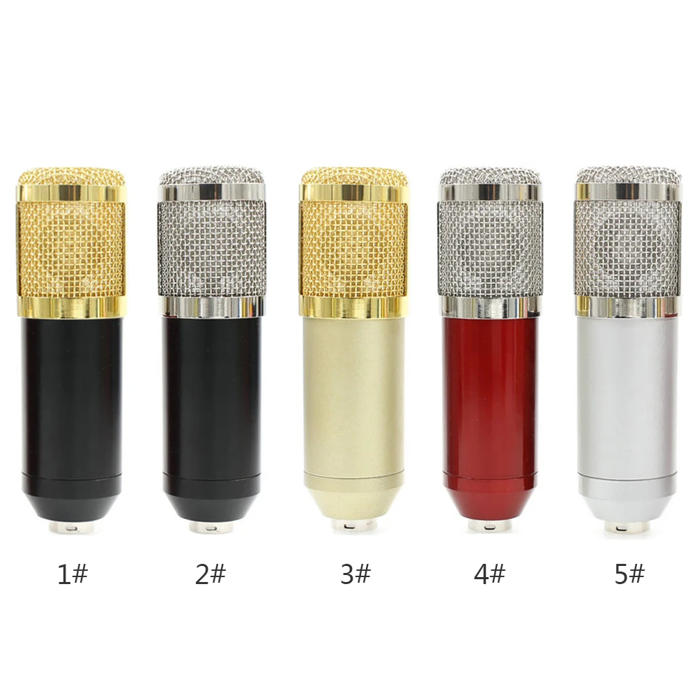 Проводной студийный микрофон BM 800 с подставкой для студии|Микрофоны| |