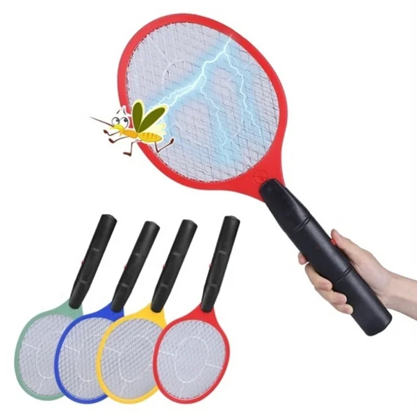 Двухслойная Москитная щатетка электрическая теннисная летучая мышь ручная