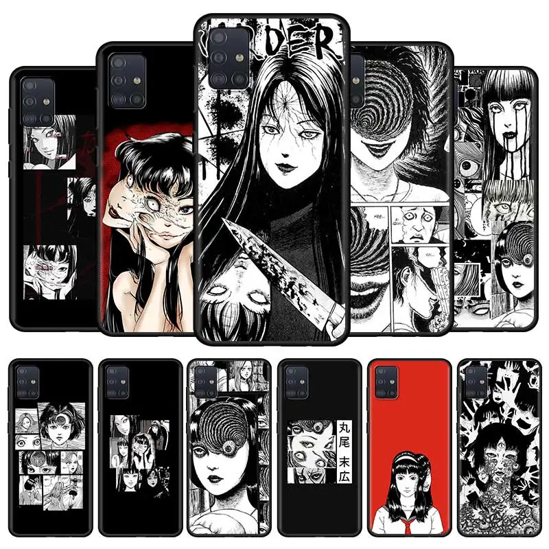 

Comic Junji Ito Tomie Tees Phone Case For Samsung Galaxy A51 A12 A21s A71 A31 A52 A32 4G A72 5G A02s A11 A41 A03s A52s A22 Funda