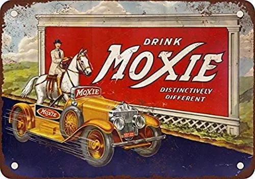 

Amai store Drink Moxie Vintage Look Reproduction 8x12 Inch Tin Sign