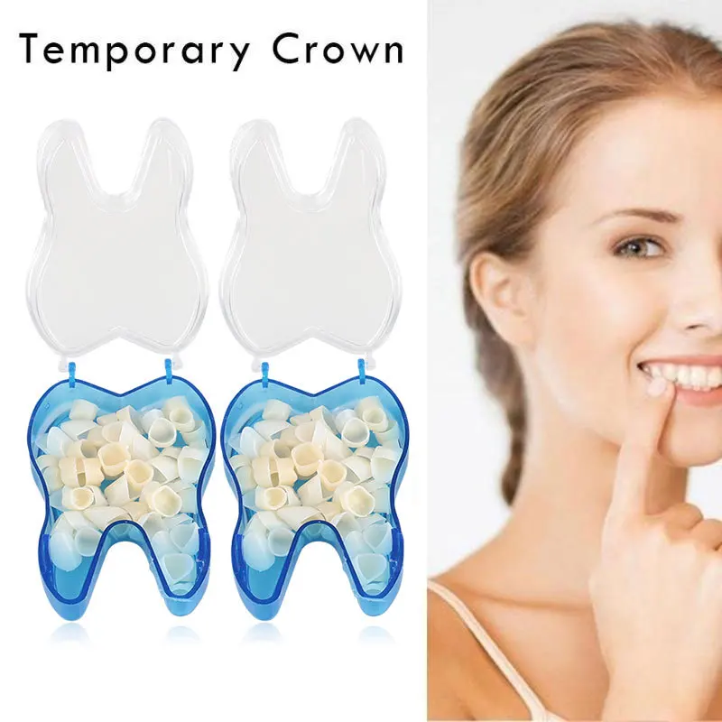 50 шт. Временная зубная коронка 25 для передних зубов + задних стоматологические