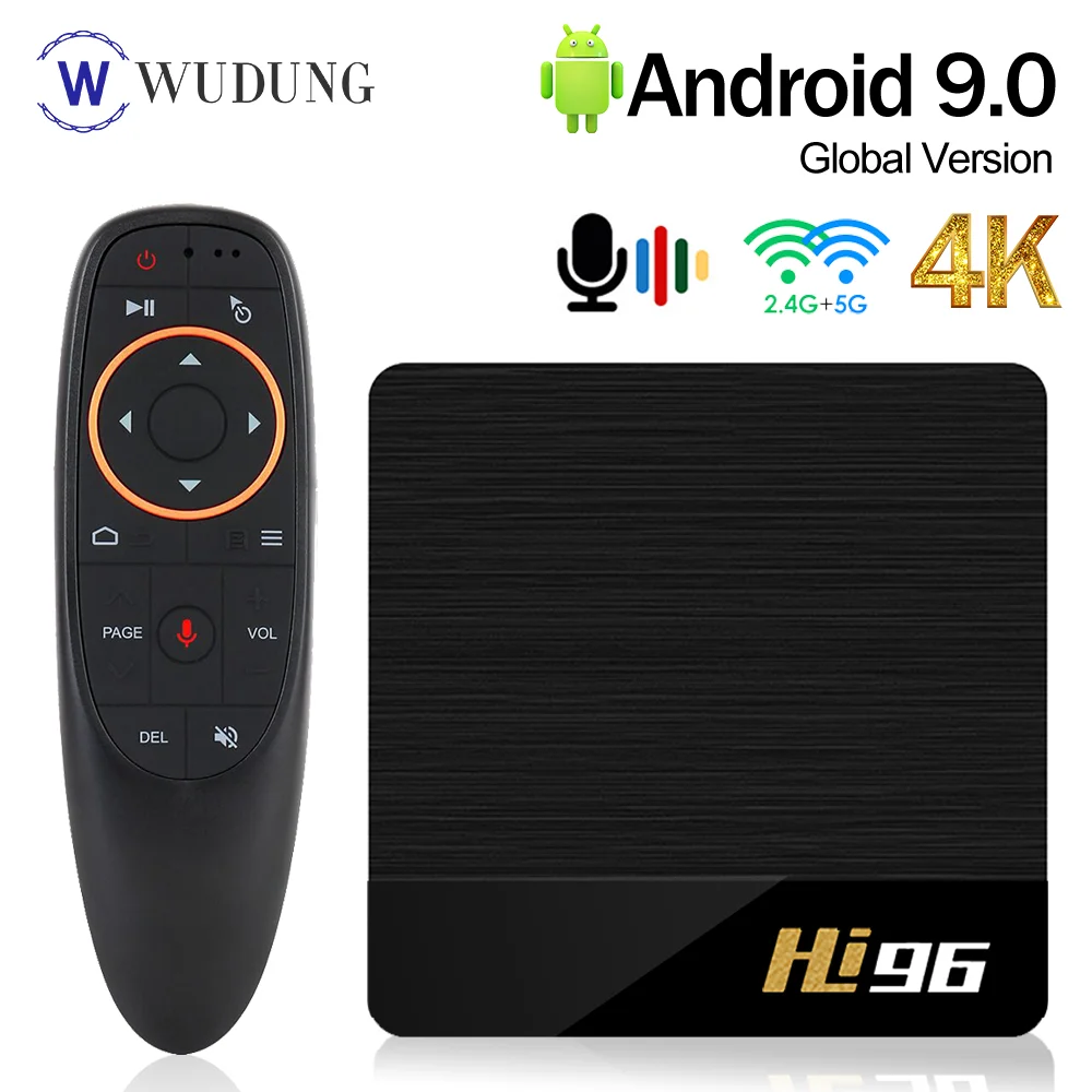 Приставка Смарт-ТВ Hi96 Android 9 0 1 + 8 Гб 2 4G Wi-Fi 4K HDR |