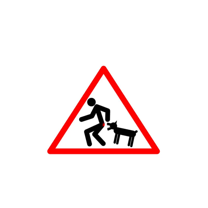 

Car Sticker Funny Warning Evil Dog PVC Waterproof Sunscreen Reflective Decals 10.8cm * 8.4cm