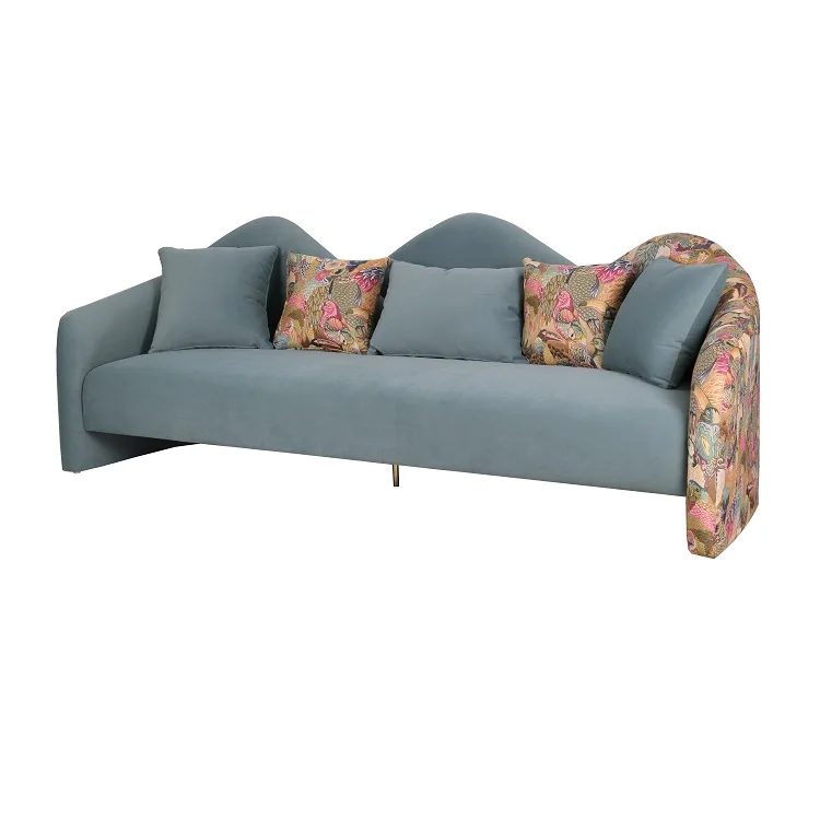 

Modern Luxurious Fabric Soft Package Mosaic Sofa