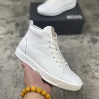 2021 new mens fashion casual shoes personality trend lace up simple outdoor shoes comfortable non slip golf shoes