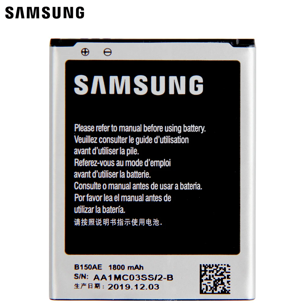 Оригинальный сменный аккумулятор Samsung B150AE для GALAXY Trend3 G3509 I8260 G3502 G3508 B150AC