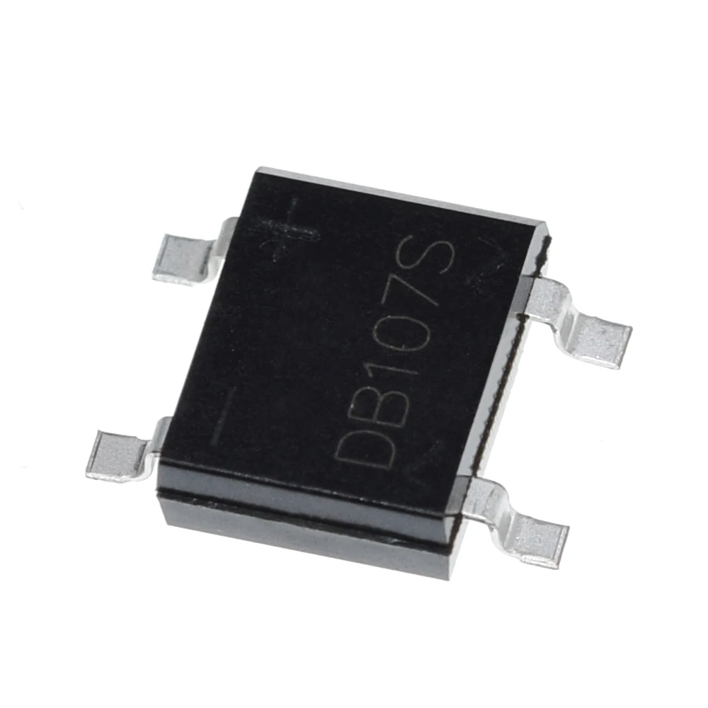 10 шт. SMD DB107 DB107S 1A 1000V однофазный диодный выпрямительный мост | Электронные