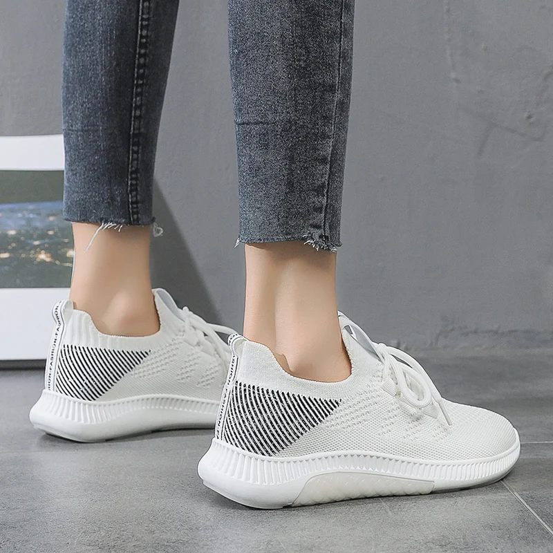 Теннисные туфли женские кроссовки спортивная обувь из дышащей сетки уличная