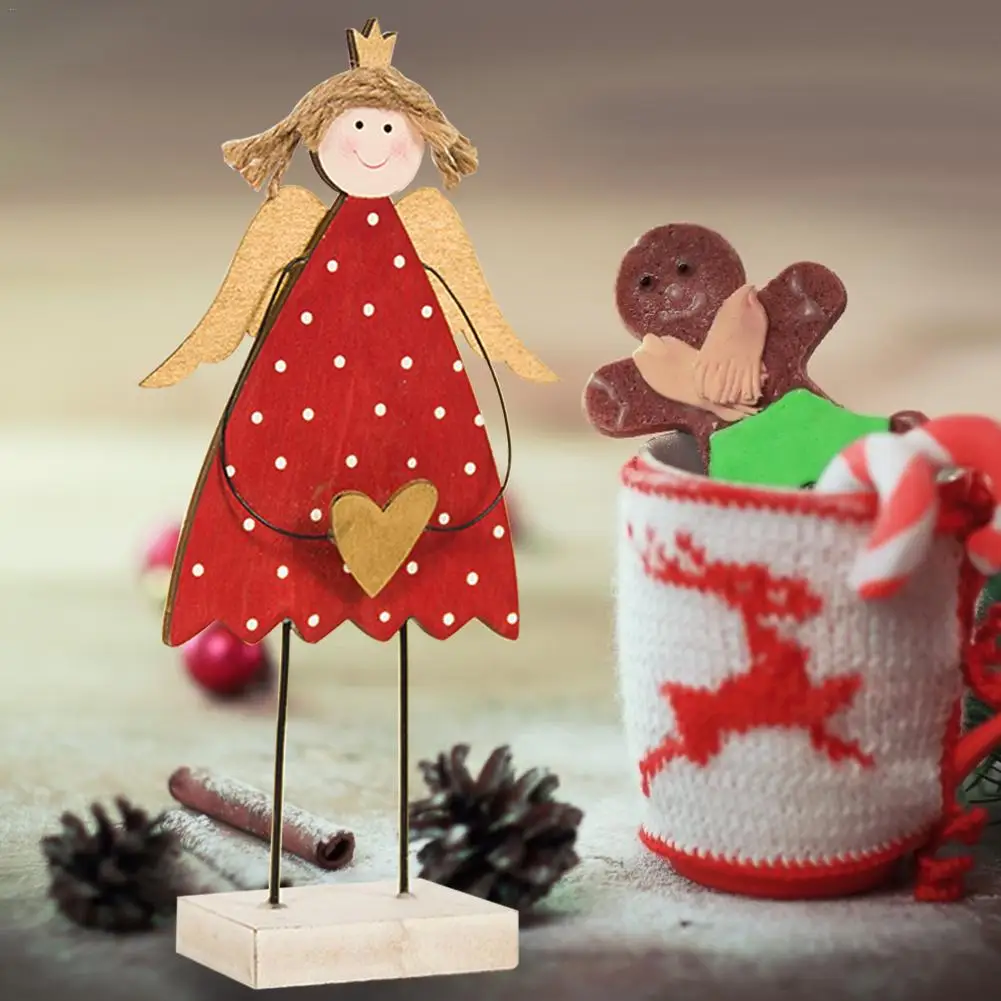 Рождественское украшение окрашенное любовь C деревянное для стола создание