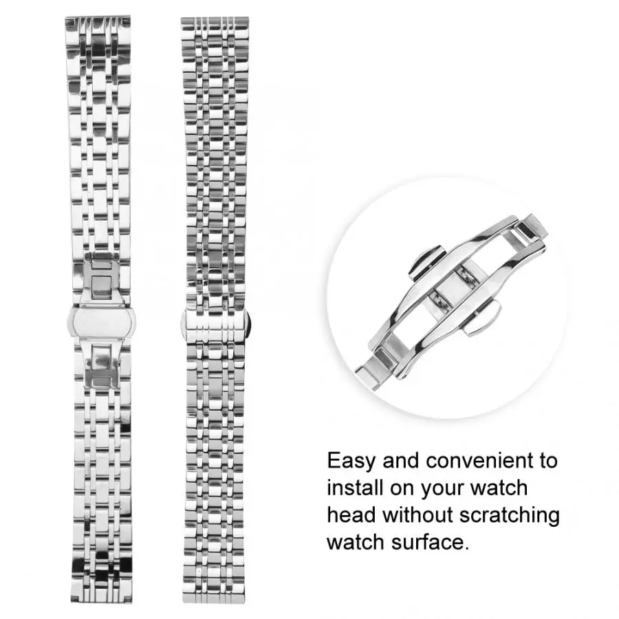 Ремешок для часов 20 мм ремешок из нержавеющей стали сменный легко использовать