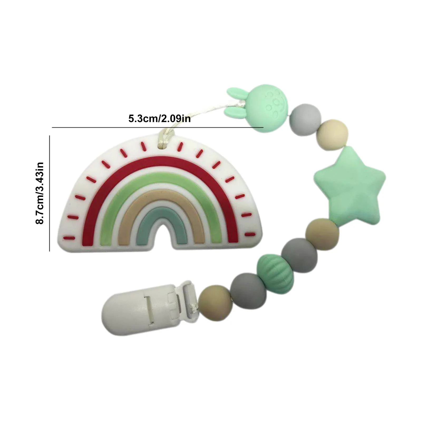 Мультяшный и милый Прорезыватель игрушка безопасный нетоксичный ABS