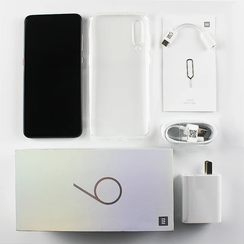 Оригинальный Xiaomi Mi 9 MI9 прозрачный 256 ГБ ROM 8 Гб Смартфон Snapdragon 855 6 39 &quot48 МП Тройная