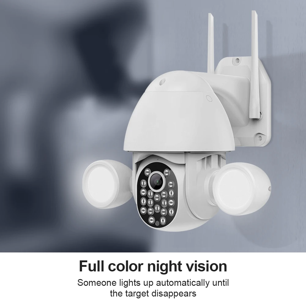 

INQMEGA 3M TNYA camera day and night full-color AI function, support motion detection, suitable for outdoor installation