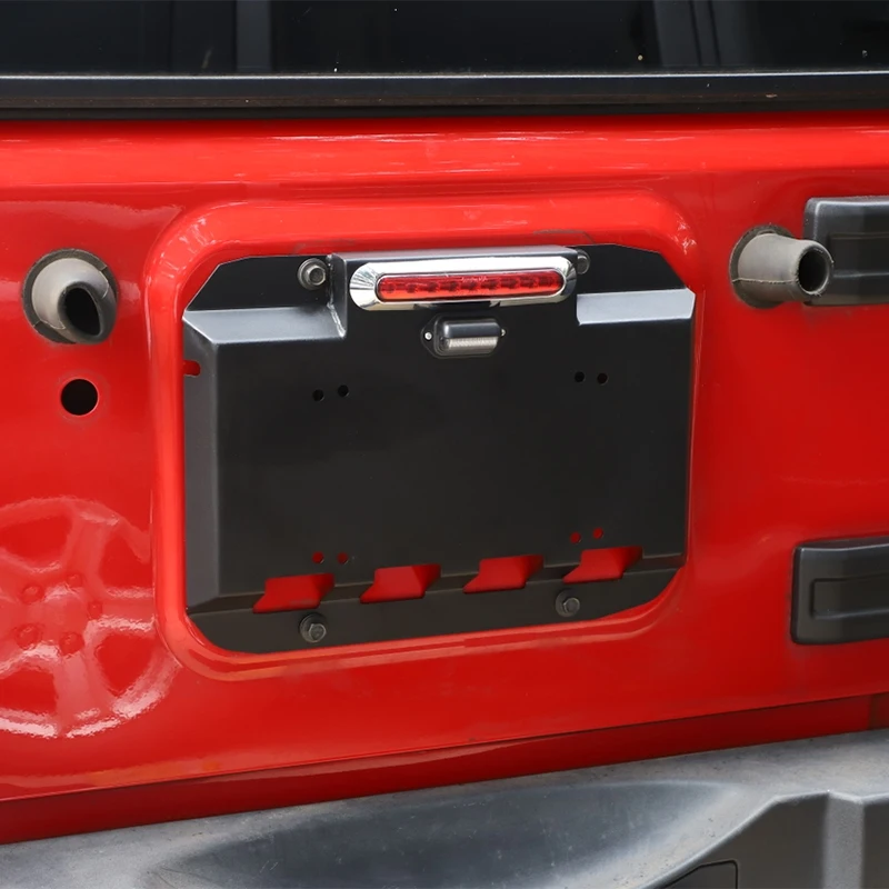 

Tailgate Spare Tire Delete Filler Exhaust License Plate for Jeep Wrangler JK 2007-2017 JL 2018-2020 Car Accessories