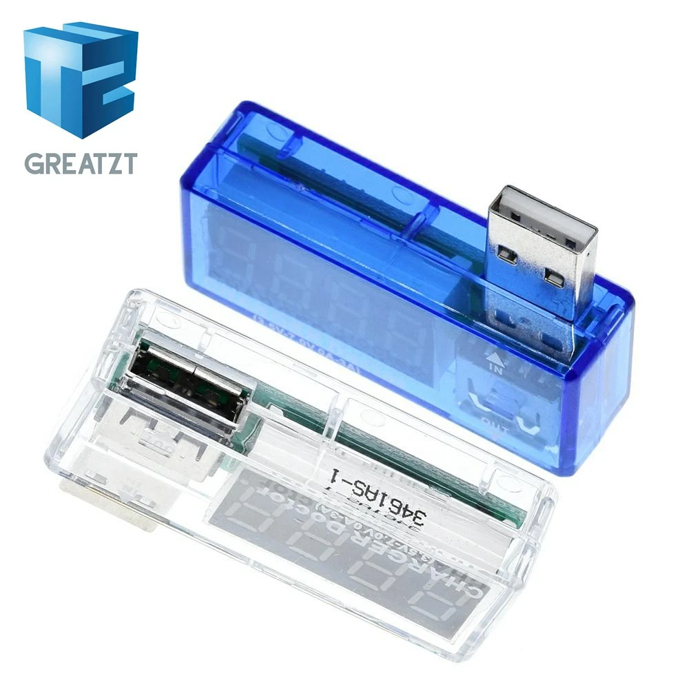 Цифровой USB Mobile Power зарядки ток напряжение Метр Тестер Мини usb зарядное устройство