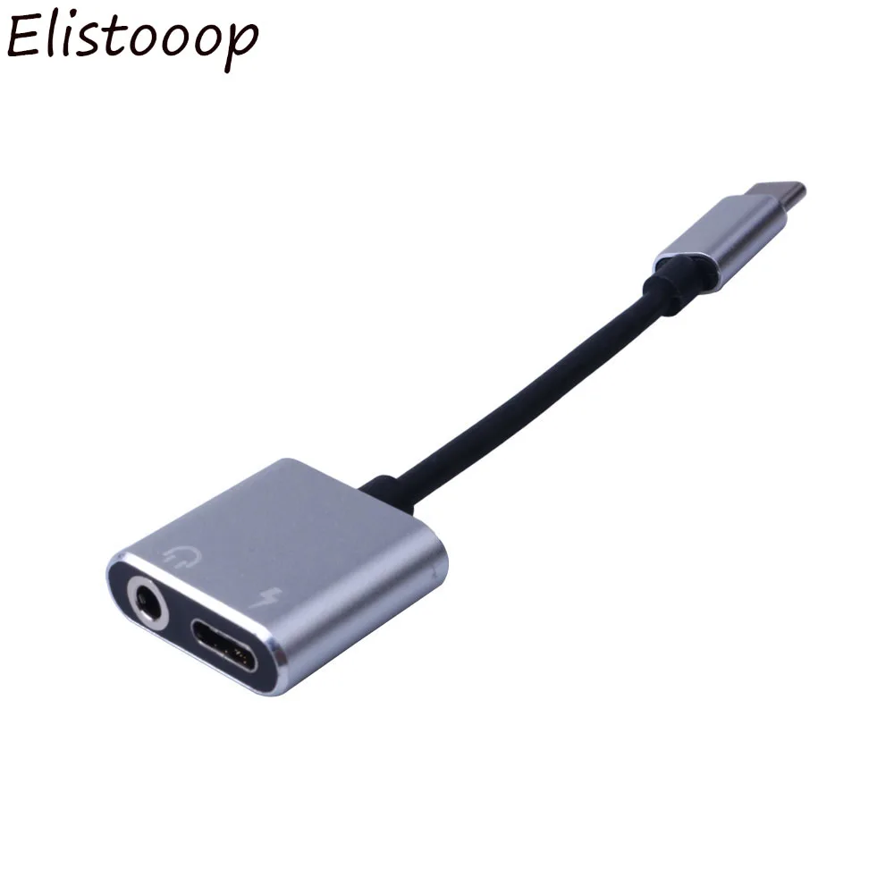 Аудиокабель USB C 2 в 1 для разъема Type 3 5 мм адаптер наушников приемник
