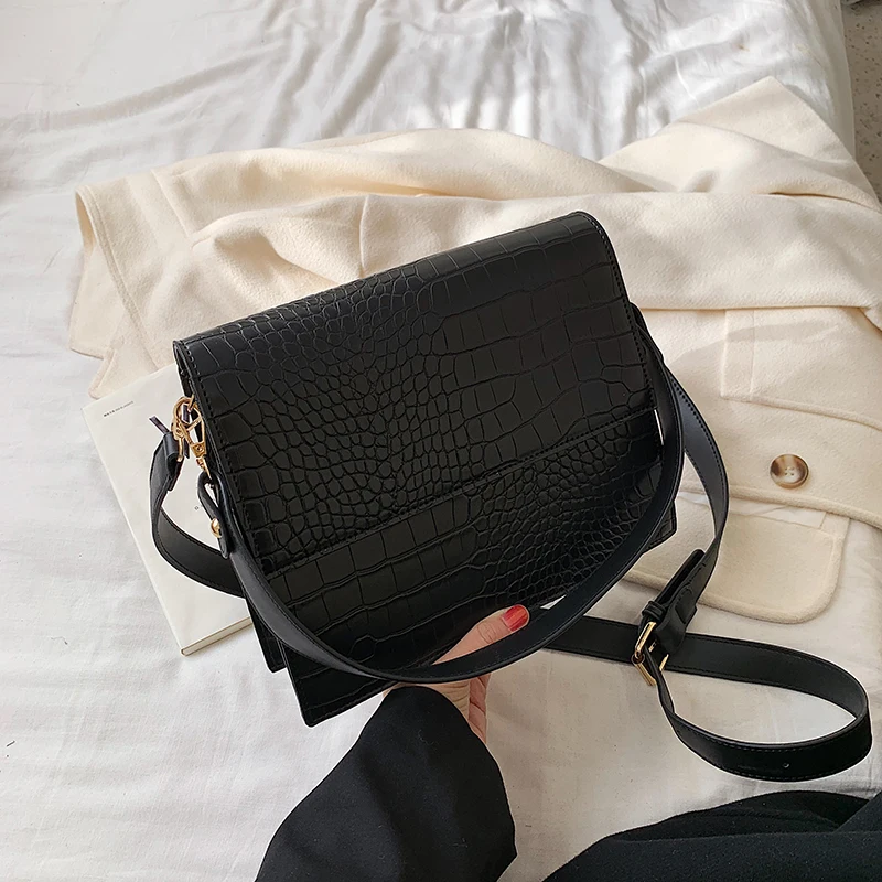 Bolsos Mujer винтажная сумка через плечо из кожи аллигатора для женщин роскошные сумки женские сумки дизайнерские женские сумки через плечо с цепочкой