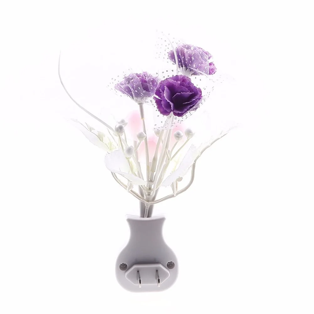 

Lovely Colorful LED Lilac Night Light Lamp Mushroom Romantic Lilac Night Lighting For Home Art Decor Illumination US/EU Plug