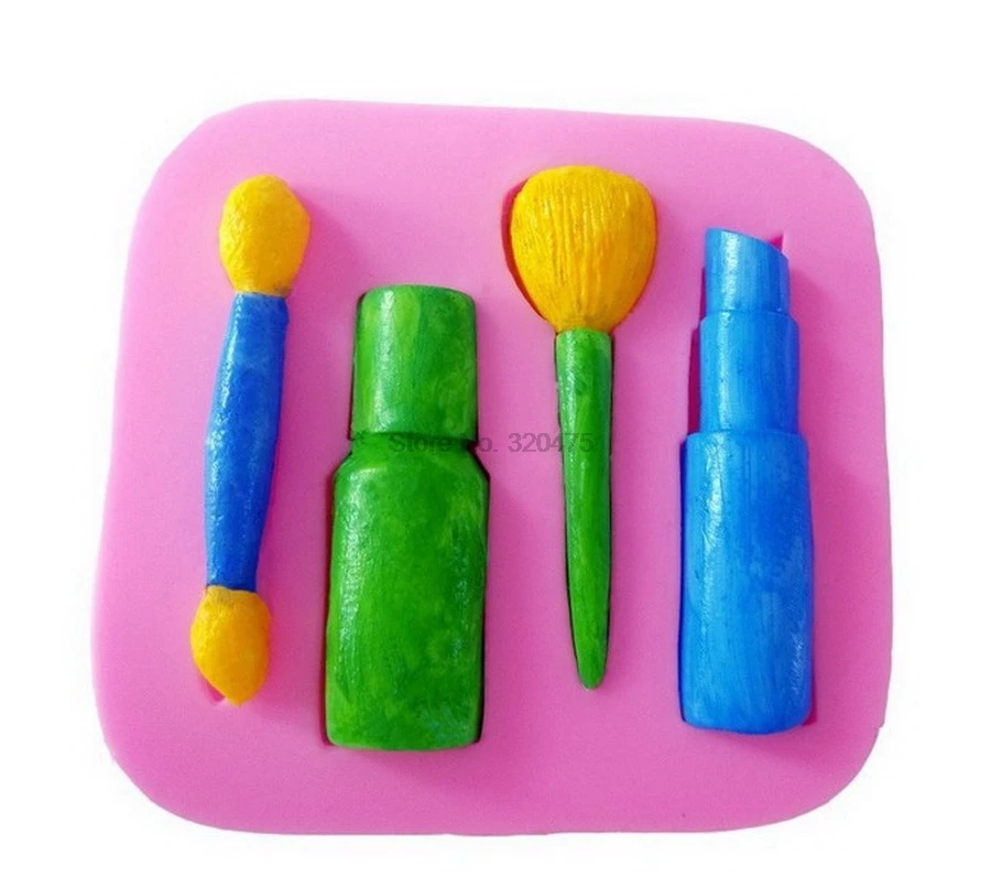 DHL 100 шт. инструменты для макияжа губная помада лак ногтей шоколадные вечерние DIY