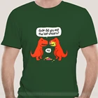 Летние хлопковые топы с надписью Did You Eat The Last Unicorn, забавная цена, многоцветная Мужская футболка с динозаврами, мультяшная футболка AM38, футболка sbz146