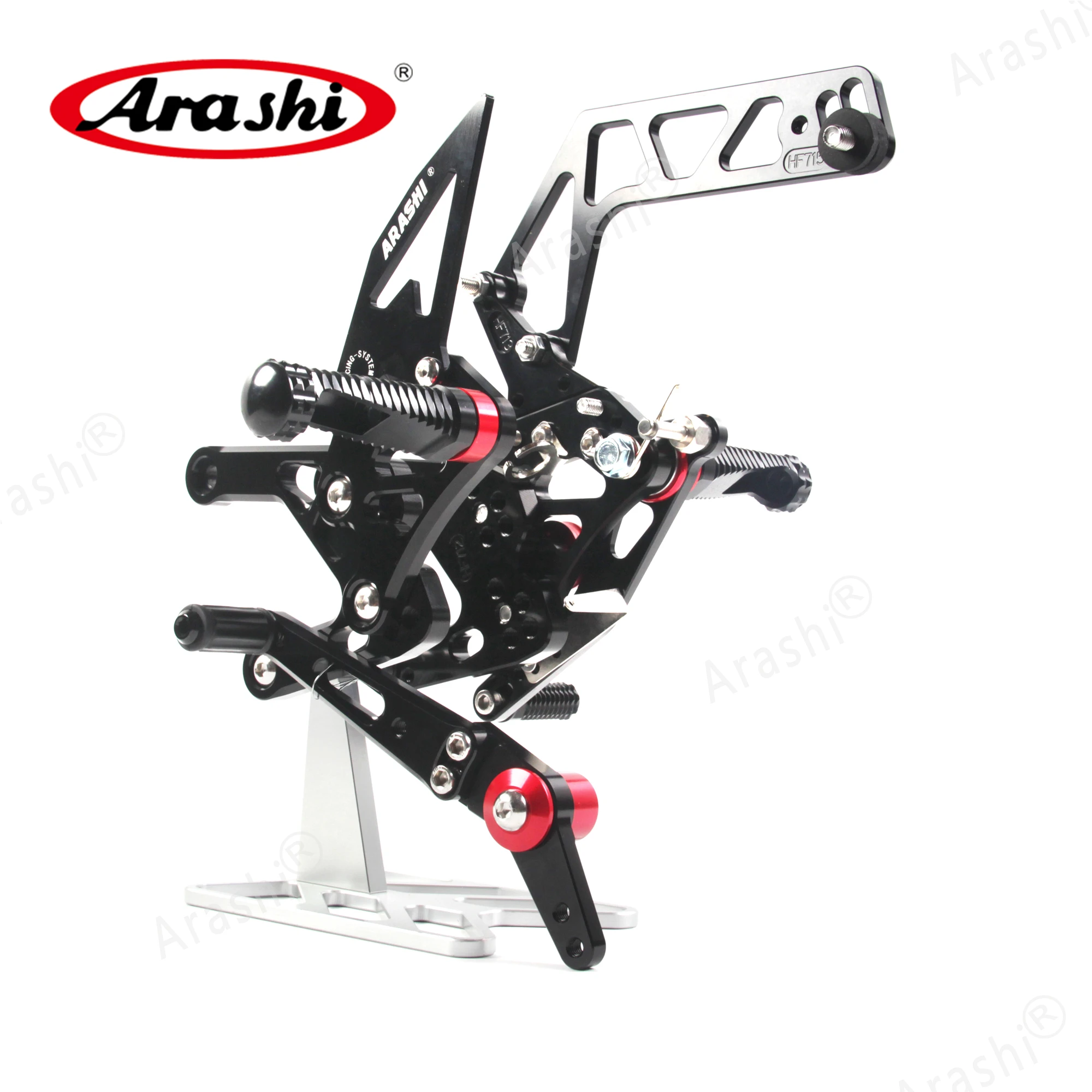 Arashi 1 комплект для YAMAHA YZF R1 2015 2021 CNC Регулируемые подножки ног колышки всадника