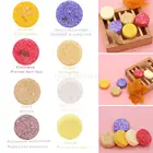 7 шт., натуральный шампунь, мыло для волос, питательное, глянцевое, 100% чистое растение, мыло для волос ручной работы, холодная обработка