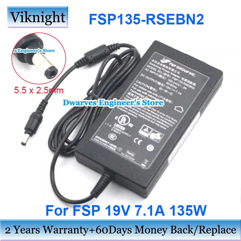 Genuine FSP135-ASAN1 FSP135-RSEBN2 19V 7.1A 135W FSP Ac Laptop Adapter For Acer ASPIRE L320 L3600 L310 Power Supply Charger