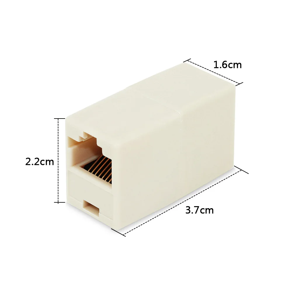 Разветвитель RJ45 мама Мама сетевой Ethernet разветвитель Разъем LAN соединительная
