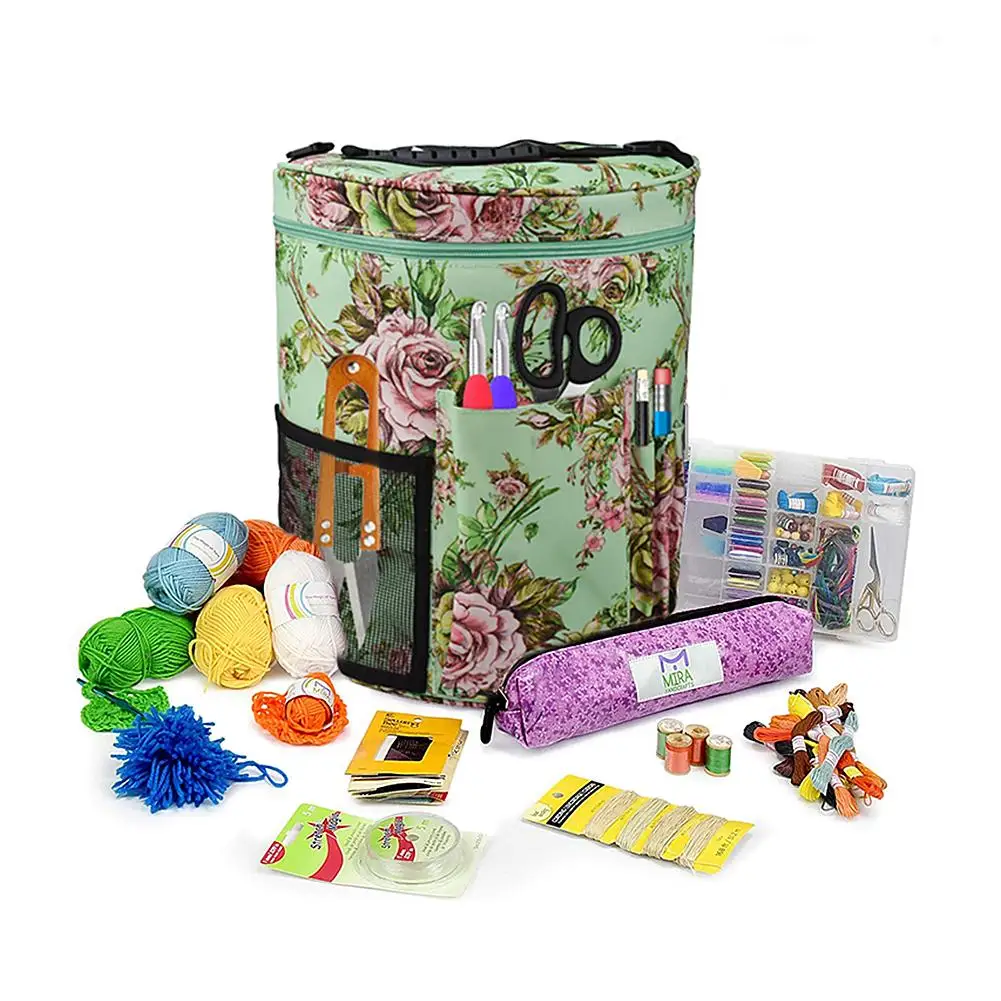 Вязаная сумка для дома хранения на каждый день шерстяная пряжа вязание крючком