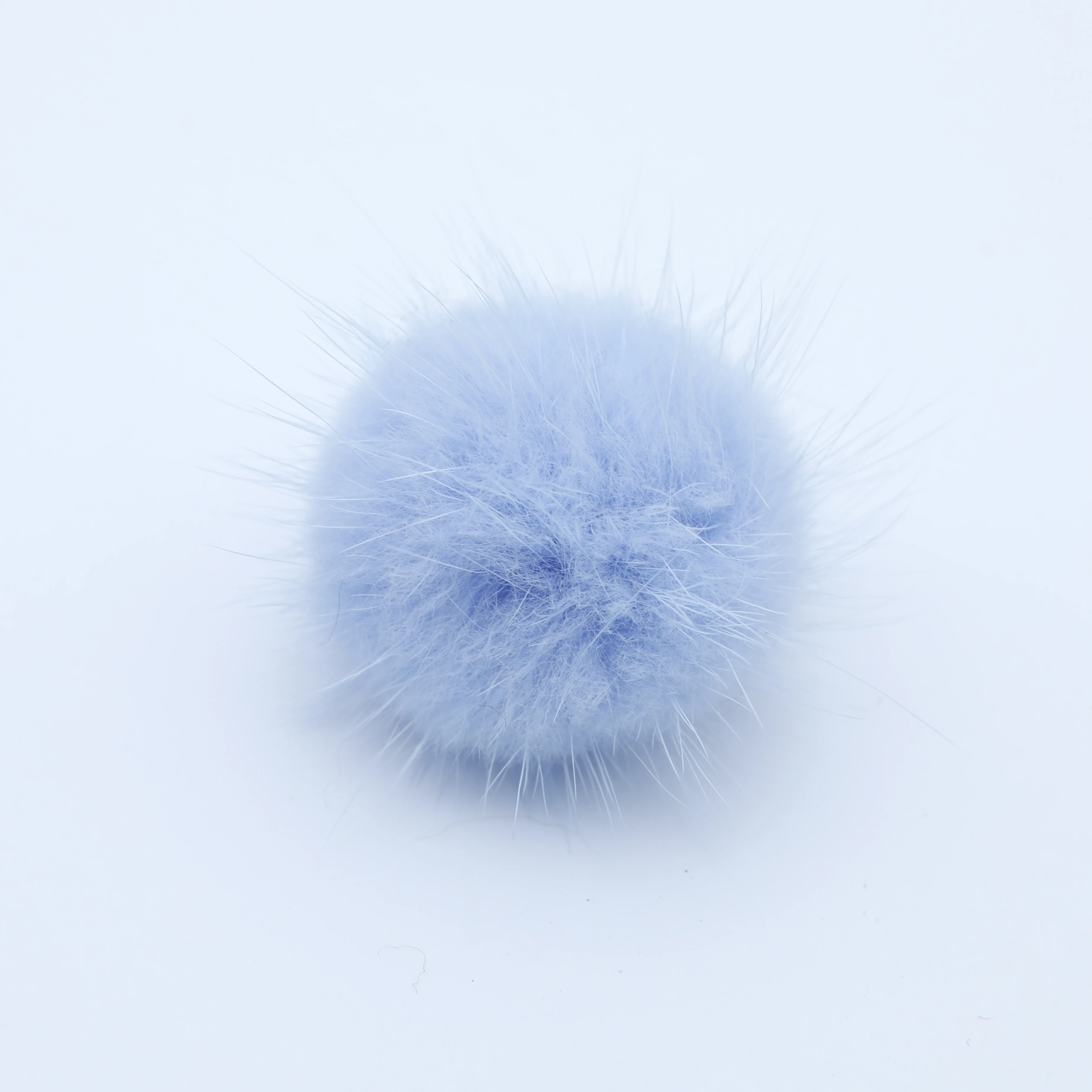 REGELIN 4.5cm Mink Fur Ball Pompom Mink Pompon for Sewing on Knitted Keychain Scarf Shoes Hats DIY Jewelry Crafts Accessories images - 6