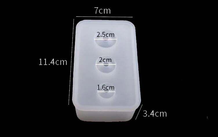 Яйцевидной формы Смола ремесло силиконовые кулон ювелирные изделия делая