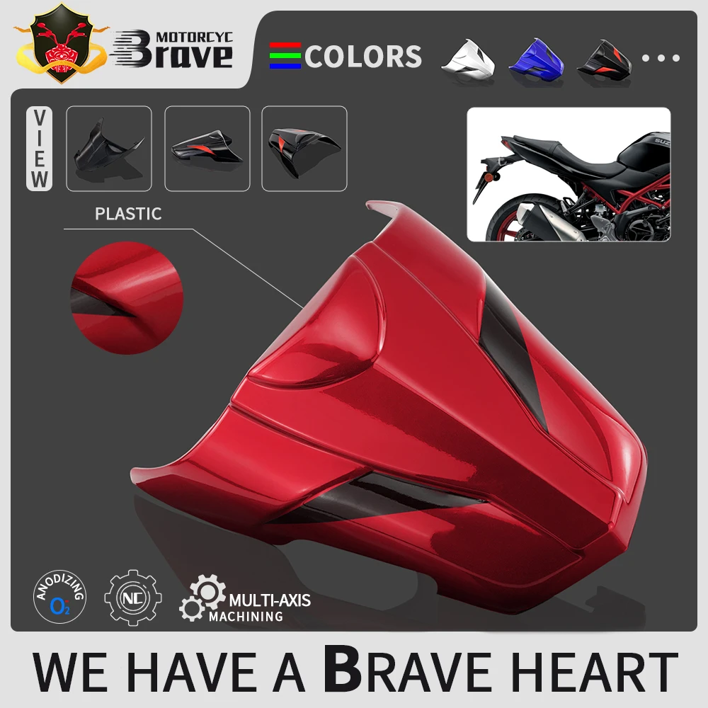 

Motorcycle Rear Pillion Passenger Cowl Seat Back Cover Fairing Parts For SUZUKI SV650 2016 2017 2018 SV650N SV 650 650N