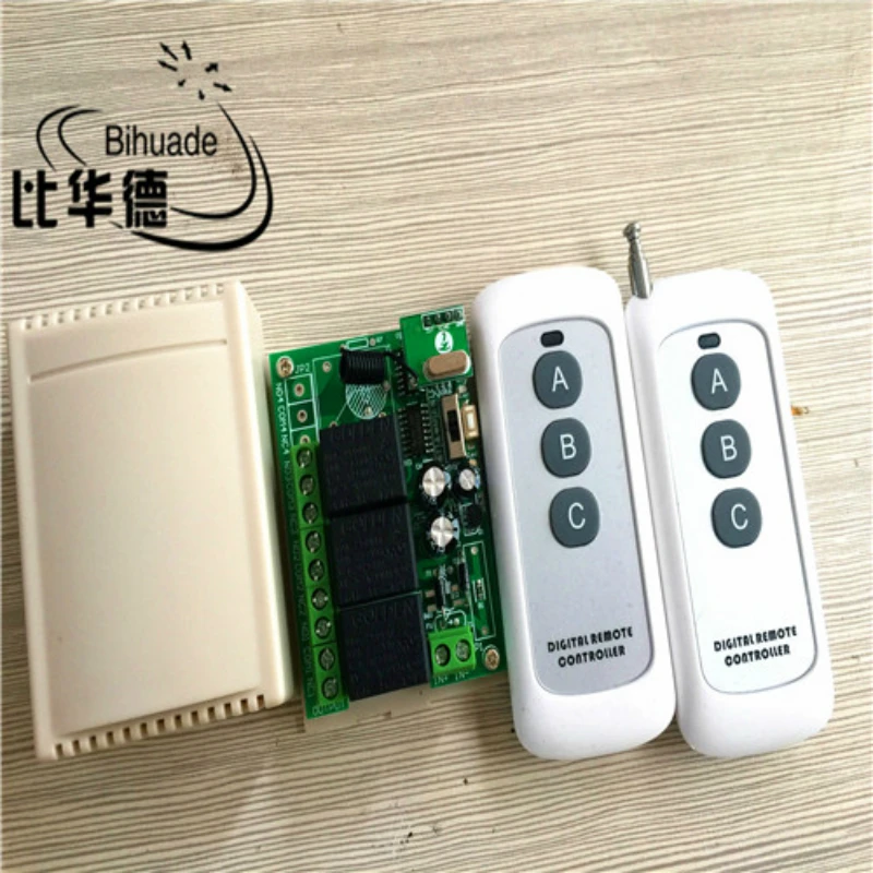 Универсальный беспроводной пульт дистанционного управления 315 МГц 12 В 10 А 3