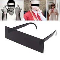 new thug life glasses deal with it sunglasses black mosaic pixilated sunglasses novelty gags practical jokes kids gift toys