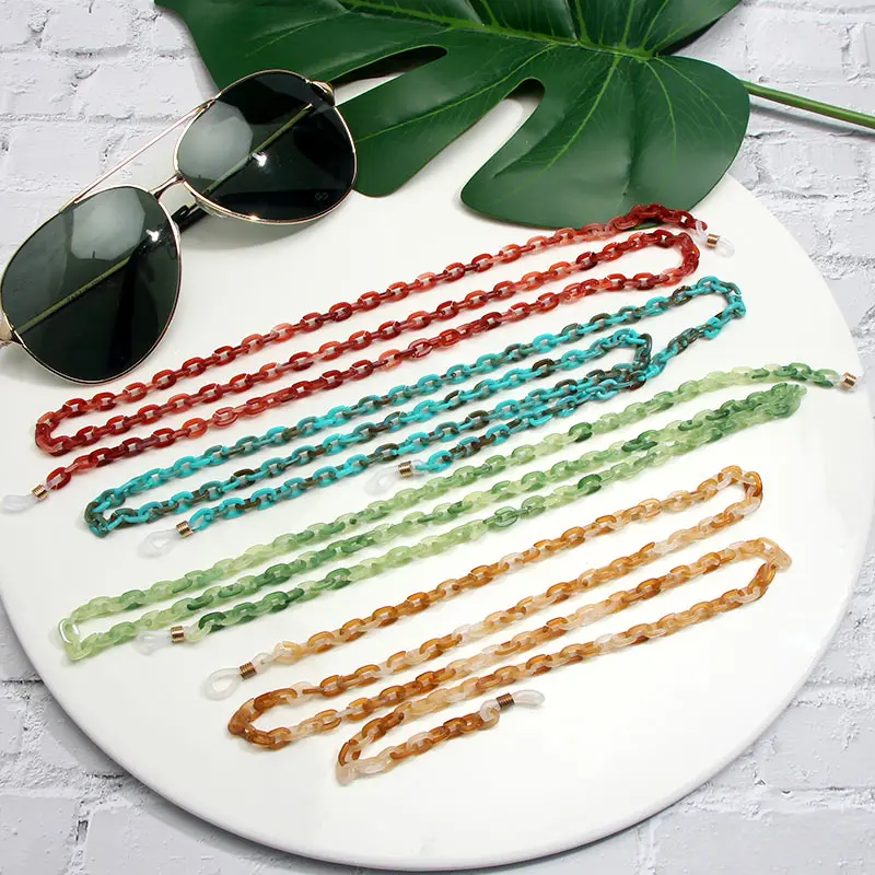 JJFOUCS Модные женские цепочки для очков женщин Акриловые Очки чтения цепи