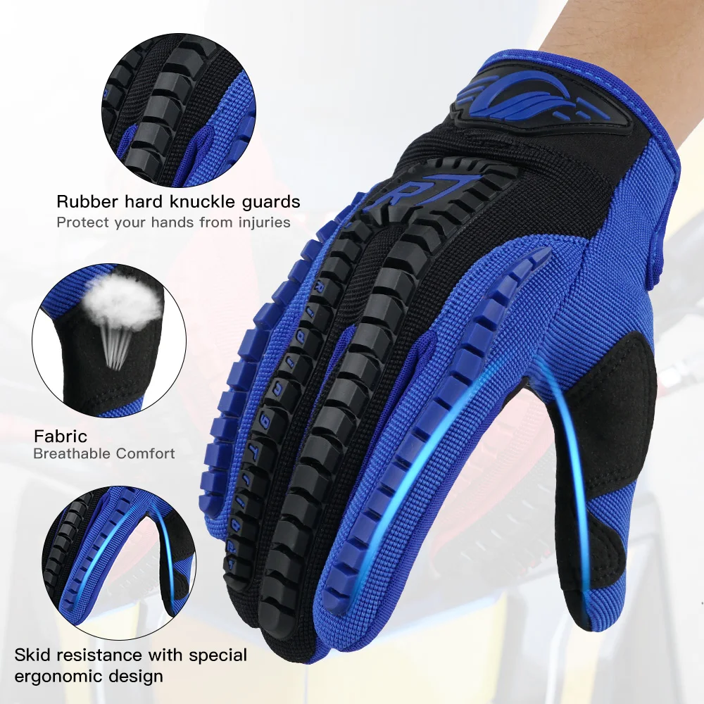 Мотоциклетные Перчатки велосипедные перчатки с твердыми костяшками для