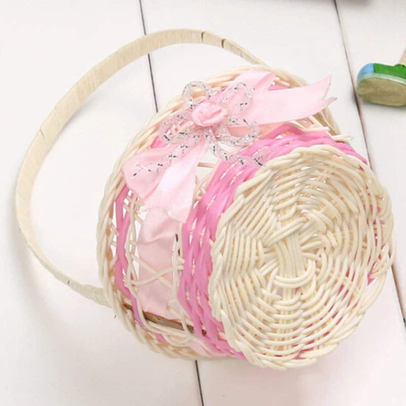 7x13cm Органайзер для мелочей ручной работы из ротанга коробка для растений плетеная корзина кассеты для рассады морская корзина для травянистых растений солома садовый цветочный горшок - Цвет: 7x13cm