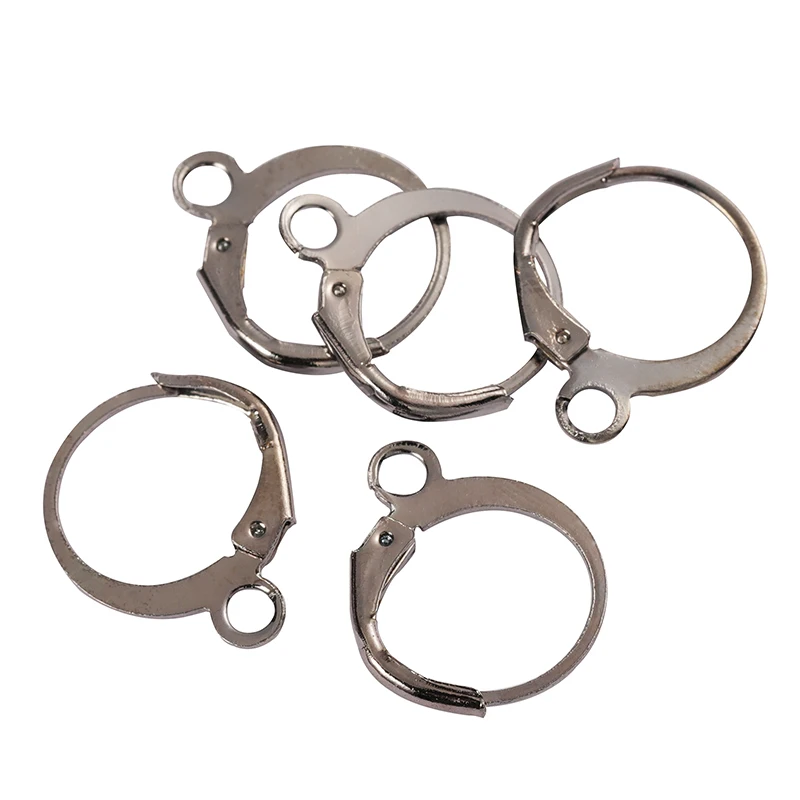 200 шт./кор. 2 стиля Золотой/Серебряный Французский рычаг крючки для сережек провод