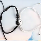 Браслет ручной работы, плетеный браслет в китайском стиле ретро, Тай-Чи, лучший друг, ювелирные изделия, подарок на день Святого Валентина, 2020