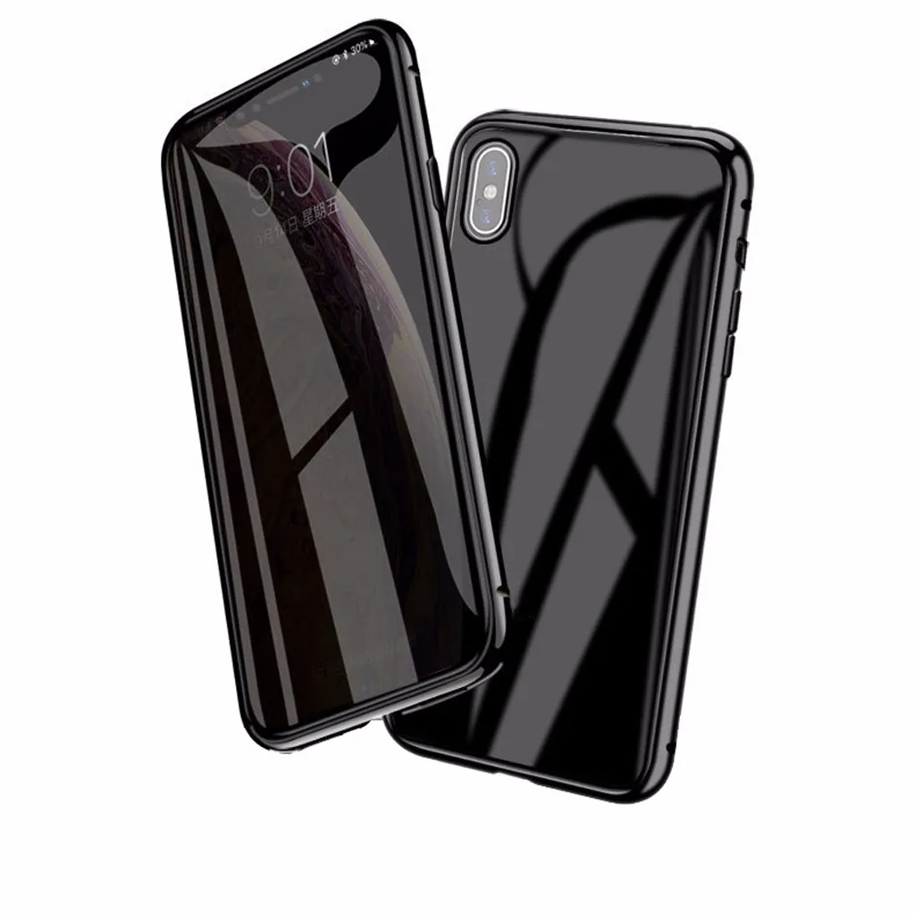 Полностью Защитный Магнитный чехол для iPhone X XS 5 8 дюйма с магнитной адсорбцией