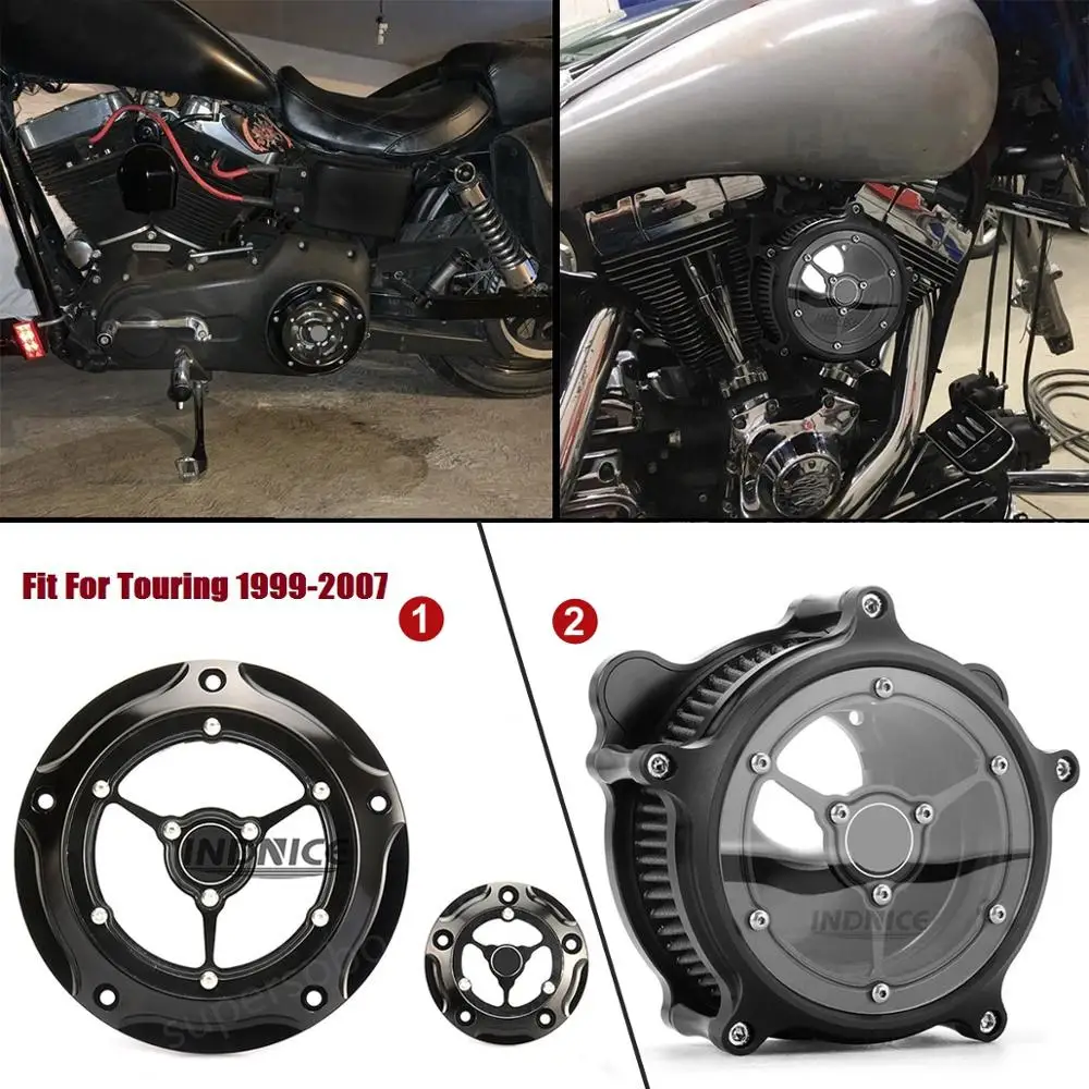 

Подходит для harley 1999-2015 Heritage Softail Classic FLSTC 1999-2007 Road King FLHR Black see through Derby point timing Cover AIR