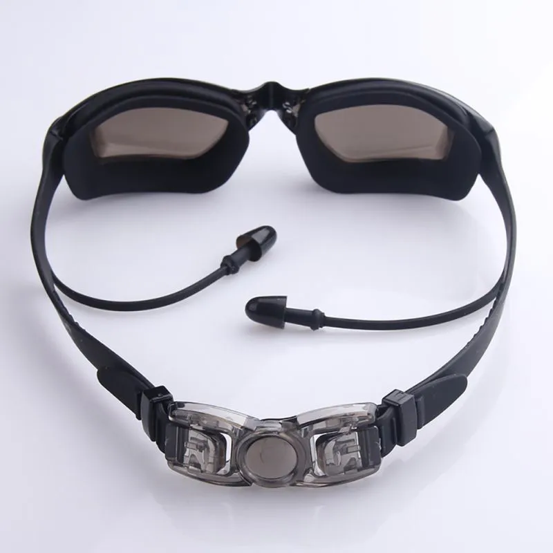 Профессиональные силиконовые очки для плавания с защитой от запотевания УФ и