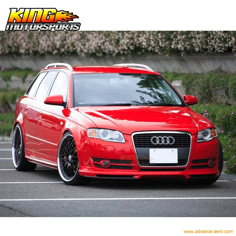 Подходит для 06 08 Audi A4 B7 тип А передний бампер спойлер боди поли уретан Глобальный