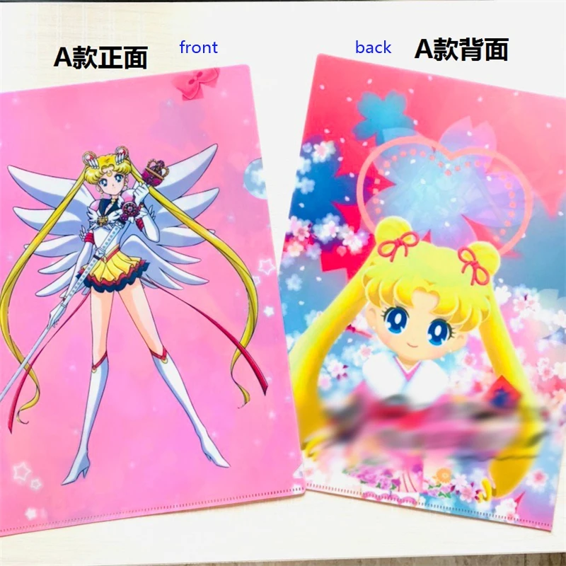 Сумка для документов Sailor Moon Tsukino Usagi Chiba Mamoru A4 4 шт.|Реквизит костюмов| |