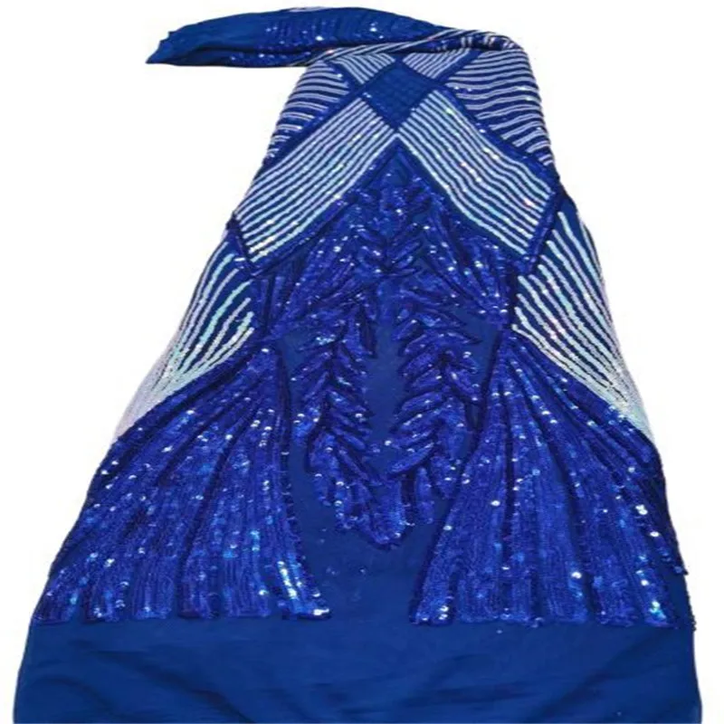 

2021 PINK African Sequins Lace Fabric High Quality French Lace Fabric For Party Dress 5yards Nigerian Lace Fabric