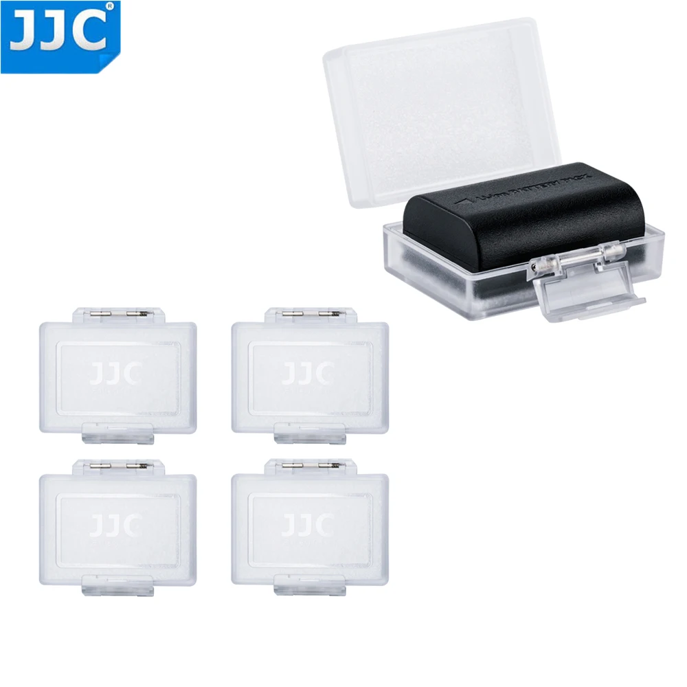 JJC 4 шт./упаковка водостойкая универсальная батарея камеры чехол для DSLR коробка Sony