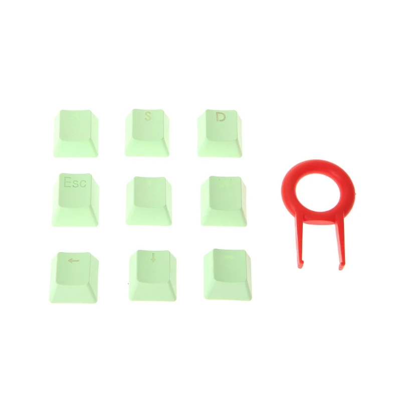 Полупрозрачная механическая клавиатура Doubleshot с 9 клавишами и подсветкой для cherry